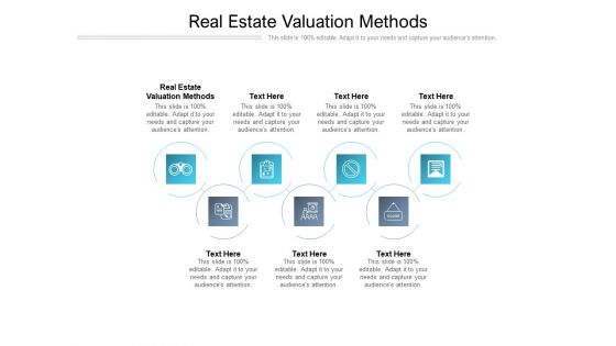 Real Estate Valuation Methods Ppt PowerPoint Presentation Gallery Smartart Cpb Pdf