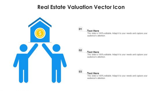 Real Estate Valuation Vector Icon Ppt PowerPoint Presentation Gallery Graphics PDF
