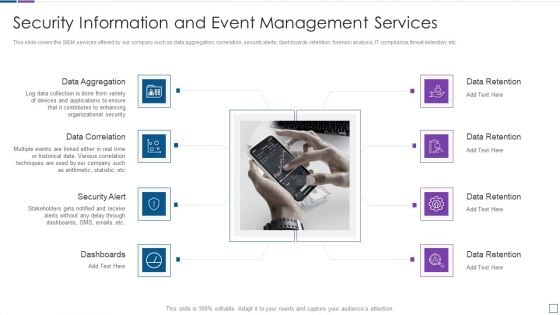 Real Time Assessment Of Security Threats Security Information And Event Management Services Information PDF