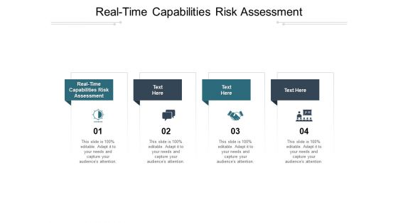 Real Time Capabilities Risk Assessment Ppt PowerPoint Presentation Summary Styles Cpb Pdf