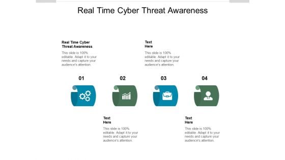 Real Time Cyber Threat Awareness Ppt PowerPoint Presentation Model Design Templates Cpb Pdf
