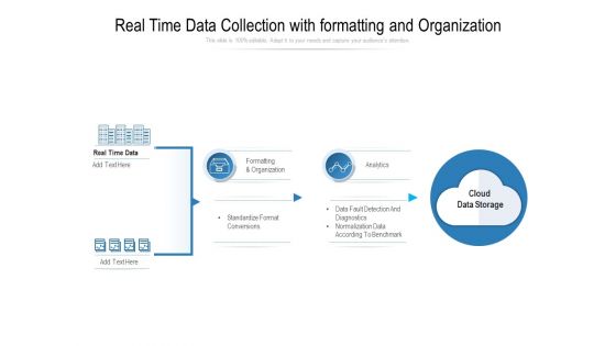 Real Time Data Collection With Formatting And Organization Ppt PowerPoint Presentation Gallery Template PDF