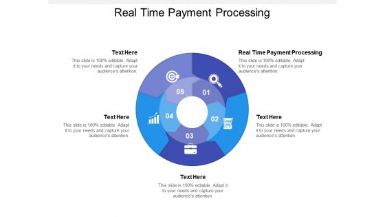 Real Time Payment Processing Ppt PowerPoint Presentation Icon File Formats Cpb