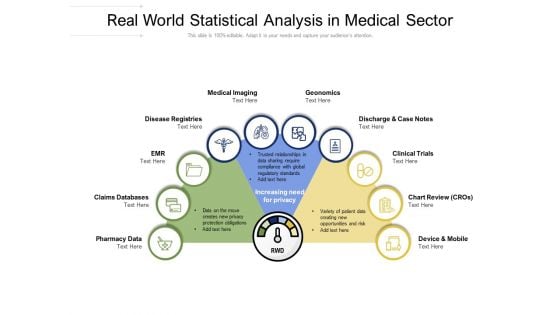 Real World Statistical Analysis In Medical Sector Ppt PowerPoint Presentation File Backgrounds PDF