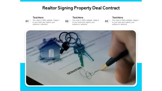 Realtor Signing Property Deal Contract Ppt PowerPoint Presentation Gallery Graphics PDF