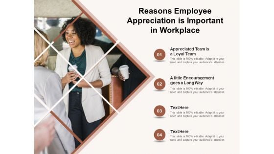 Reasons Employee Appreciation Is Important In Workplace Ppt PowerPoint Presentation File Outline PDF