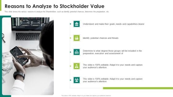 Reasons To Analyze To Stockholder Value Ppt Ideas Graphics Template PDF