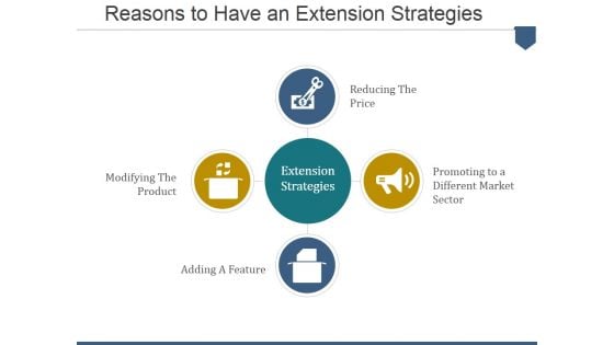 Reasons To Have An Extension Strategies Ppt PowerPoint Presentation Visual Aids Slides