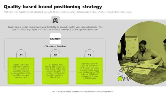 Rebrand Kick Off Plan Quality Based Brand Positioning Strategy Mockup PDF