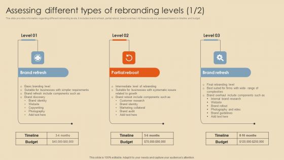 Rebranding Procedure Summary Assessing Different Types Of Rebranding Levels Background PDF Rebranding Procedure Summary Assessing Different Types Of Rebranding Levels Background PDF