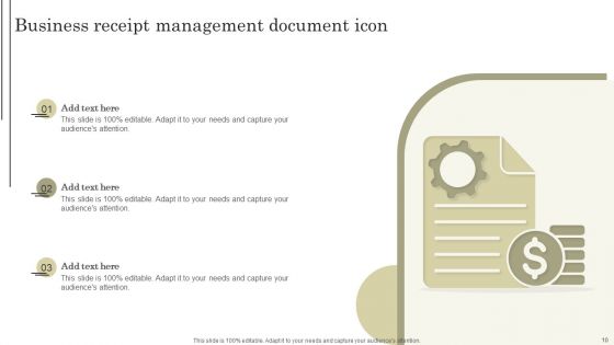 Receipt Management Ppt PowerPoint Presentation Complete Deck With Slides