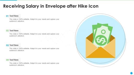 Receiving Salary In Envelope After Hike Icon Topics PDF