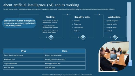 Recent Technologies In IT Industry About Artificial Intelligence AI And Its Working Information PDF