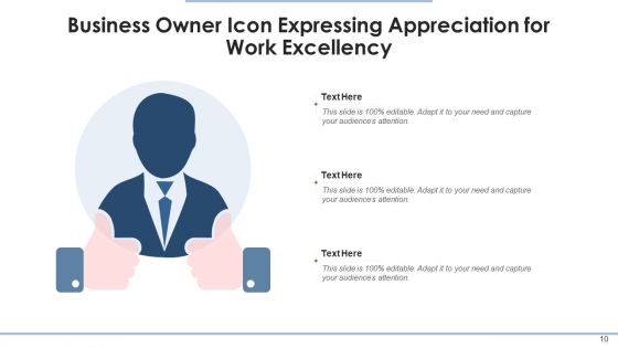 Recognition Icon Excellent Service Ppt PowerPoint Presentation Complete Deck With Slides