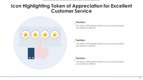 Recognition Icon Excellent Service Ppt PowerPoint Presentation Complete Deck With Slides