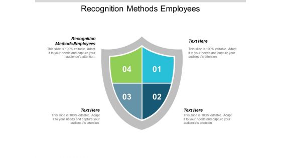 Recognition Methods Employees Ppt PowerPoint Presentation Infographic Template Picture Cpb