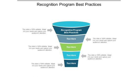 Recognition Program Best Practices Ppt PowerPoint Presentation Gallery Visuals Cpb