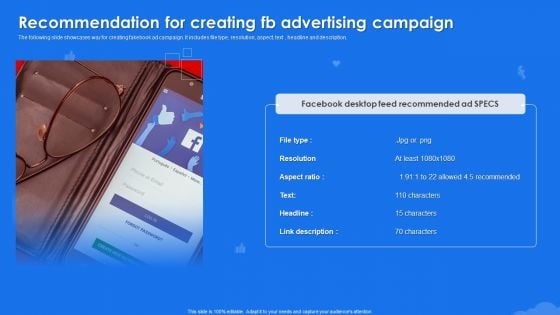 Recommendation For Creating Fb Advertising Campaign Structure PDF