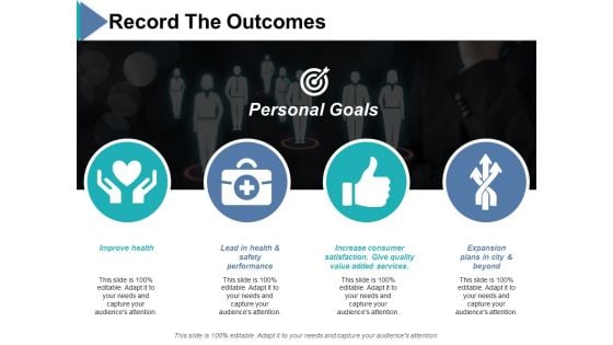 Record The Outcomes Ppt PowerPoint Presentation File Outline