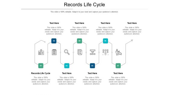 Records Life Cycle Ppt PowerPoint Presentation Gallery Portrait Cpb