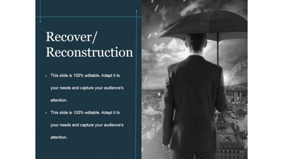 Recover Reconstruction Ppt PowerPoint Presentation Inspiration