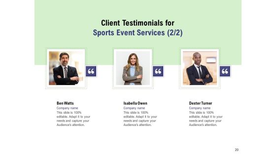 Recreational Program Proposal Ppt PowerPoint Presentation Complete Deck With Slides Slide20