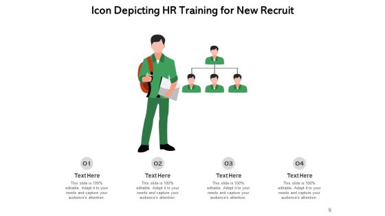 Recruiter Icon Magnifying Glass Ppt PowerPoint Presentation Complete Deck