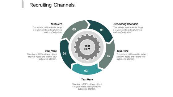 Recruiting Channels Ppt PowerPoint Presentation Infographic Template Vector Cpb