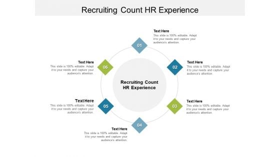 Recruiting Count HR Experience Ppt PowerPoint Presentation Professional Examples Cpb Pdf