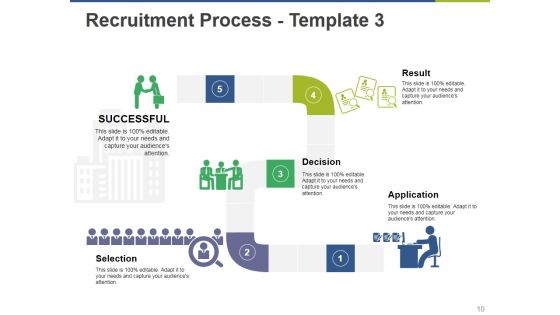 Recruiting Process Ppt PowerPoint Presentation Complete Deck With Slides Slide10