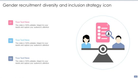 Recruitment Diversity And Inclusion Ppt PowerPoint Presentation Complete With Slides