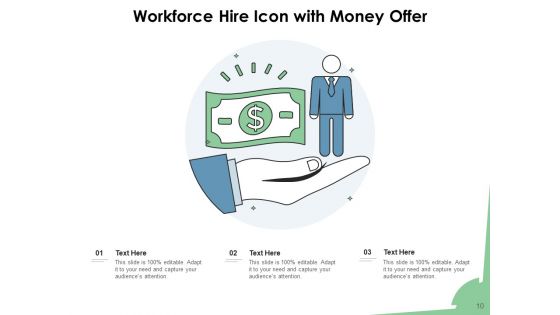 Recruitment Icon Employee Dollar Sign Ppt PowerPoint Presentation Complete Deck