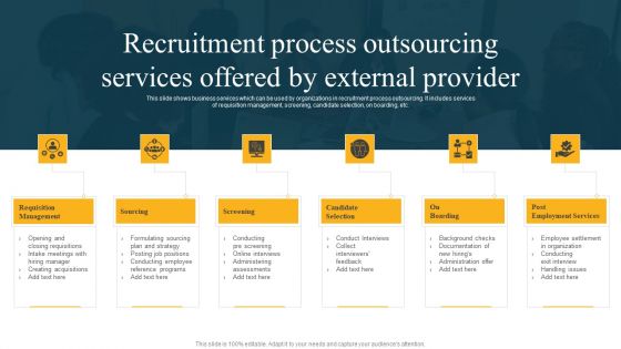 Recruitment Process Outsourcing Services Offered By External Provider Rules PDF