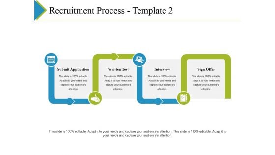 Recruitment Process Template 2 Ppt PowerPoint Presentation Infographic Template Vector