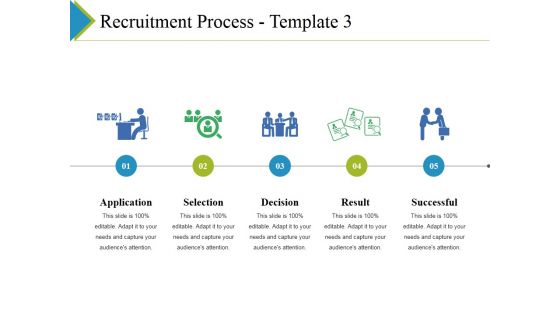 Recruitment Process Template 3 Ppt PowerPoint Presentation Inspiration Template