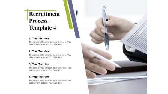 Recruitment Process Template 4 Ppt PowerPoint Presentation Visual Aids Background Images