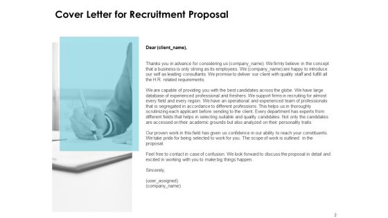 Recruitment Proposal Ppt PowerPoint Presentation Complete Deck Slide02