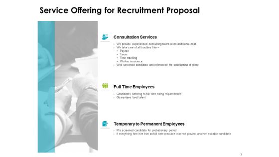 Recruitment Proposal Ppt PowerPoint Presentation Complete Deck Slide07