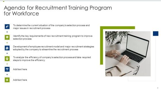 Recruitment Training Program For Workforce Ppt PowerPoint Presentation Complete Deck With Slides
