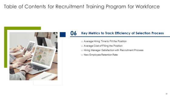 Recruitment Training Program For Workforce Ppt PowerPoint Presentation Complete Deck With Slides Slide32