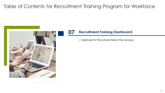 Recruitment Training Program For Workforce Ppt PowerPoint Presentation Complete Deck With Slides Slide37