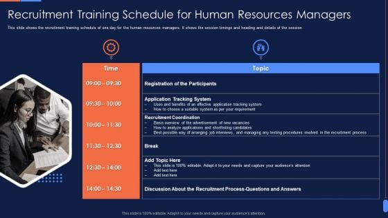 Recruitment Training To Optimize Recruitment Training Schedule For Human Resources Designs PDF Recruitment Training To Optimize Recruitment Training Schedule For Human Resources Designs PDF