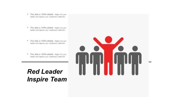 Red Leader Inspire Team Ppt PowerPoint Presentation Professional Picture