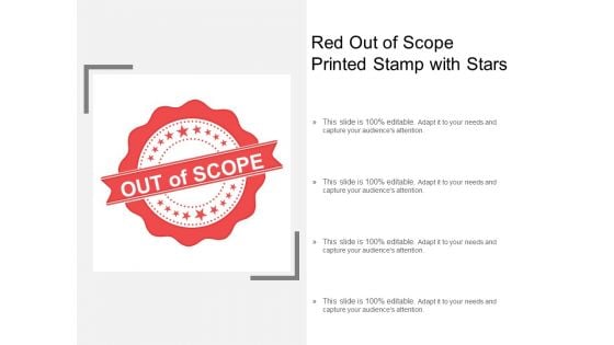 Red Out Of Scope Printed Stamp With Stars Ppt PowerPoint Presentation Professional Graphics Pictures