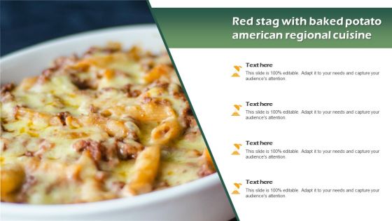 Red Stag With Baked Potato American Regional Cuisine Information PDF