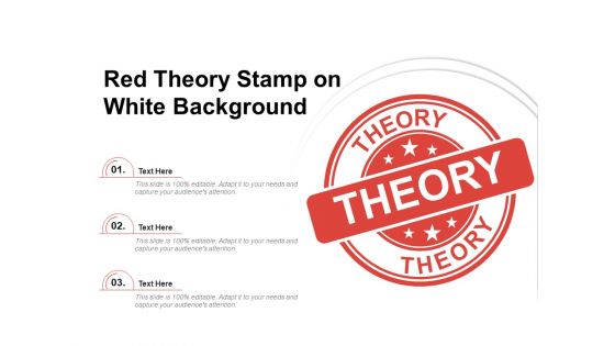 Red Theory Stamp On White Background Ppt PowerPoint Presentation Professional Influencers PDF