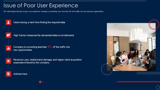 Redis Cache Data Structure IT Issue Of Poor User Experience Diagrams PDF