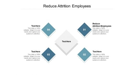 Reduce Attrition Employees Ppt PowerPoint Presentation Layouts Visual Aids