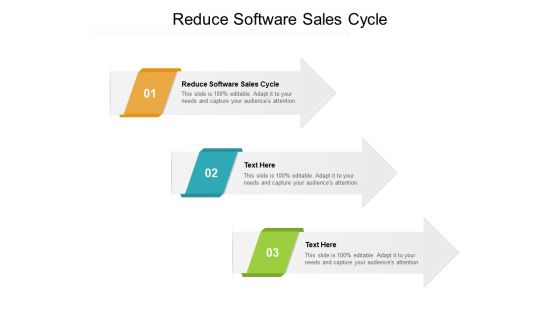 Reduce Software Sales Cycle Ppt PowerPoint Presentation Portfolio Ideas Cpb Pdf