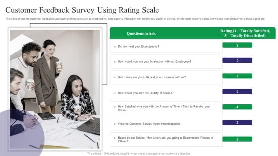 Reducing Customer Turnover Rates Customer Feedback Survey Using Rating Scale Pictures PDF